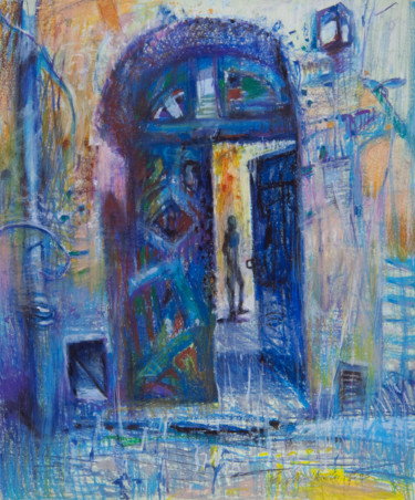 Brama na Kazimierzu - Kraków | Gate in Kazimierz Ζωγραφική με τίτλο "Brama na Kazimierzu…" από Edward Umiński, Αυθεντικά έργα τέχνης, Παστέλ
