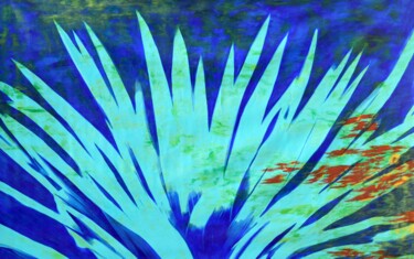 「Ocean blossom」というタイトルの絵画 Sumit Rattaによって, オリジナルのアートワーク, アクリル