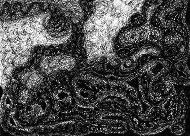 SCARY WIND Cycle Elements 제목이 "SCARY WIND Cycle El…"인 그림 Nives Palmić로, 원작, 잉크