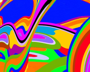 Digital Arts titled "The smell of rain" by Peter Jalesh, Original Artwork, Digital Painting
