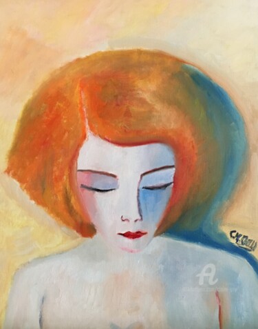 제목이 ""Céline""인 미술작품 Claire Marie Gay로, 원작, 기름
