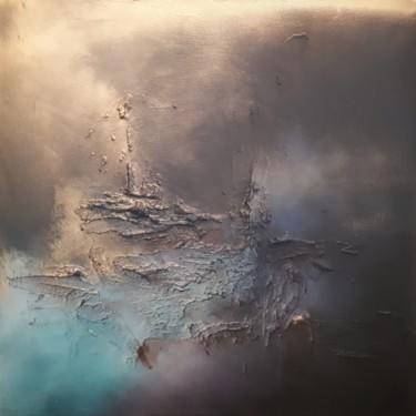 Peinture intitulée "Charbon" par Auriane Phillippon, Œuvre d'art originale, Acrylique Monté sur Châssis en bois