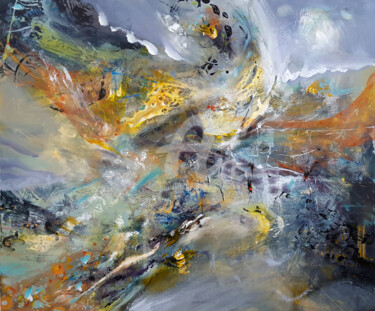 VERY LARGE FANTASTIC COLORS BIRD CHILDHOOD KLOSKA 제목이 "VERY LARGE FANTASTI…"인 미술작품 Kloska Ovidiu로, 원작, 아크릴