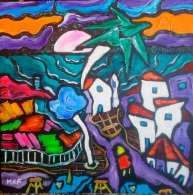 Peinture intitulée "Maro 2" par Marc Felix, Œuvre d'art originale, Acrylique