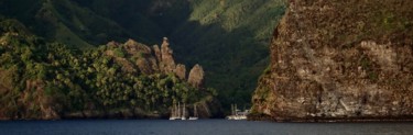 Photographie intitulée "Fatu hiva" par François Carage, Œuvre d'art originale