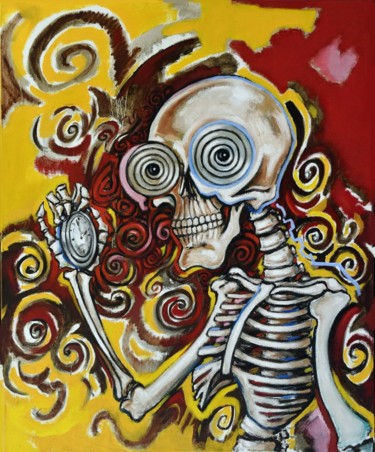 Peinture intitulée "Time is not on my s…" par Pascal Buffard, Œuvre d'art originale, Huile
