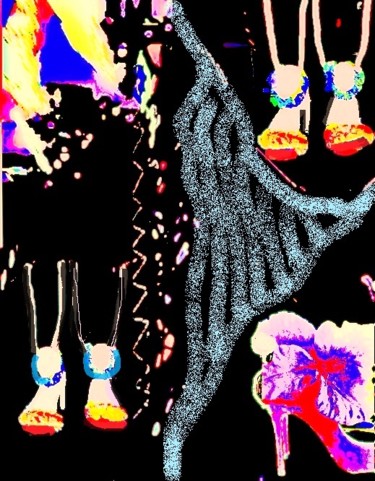 Digital Arts titled "encore-elles !" by Mysane, Original Artwork, Digital Painting