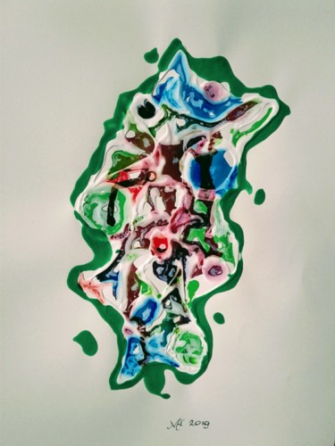 Schilderij getiteld "20190414-105812.jpg" door Marianne Huizinga, Origineel Kunstwerk