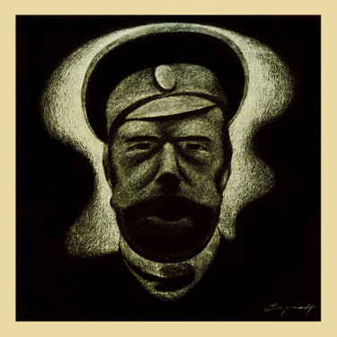 Картина под названием "Ghost of the russia…" - Николай Седнин (Nicolas Sedninne), Подлинное произведение искусства, Пастель