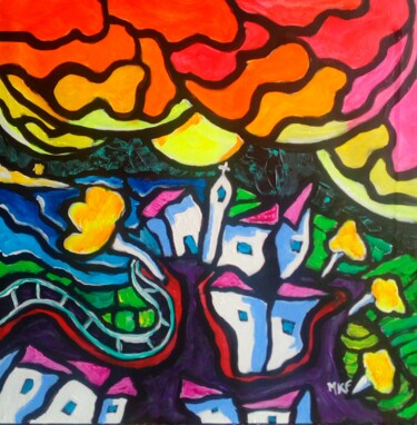 Peinture intitulée "Maro 4" par Marc Felix, Œuvre d'art originale, Acrylique