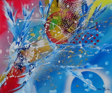 Peinture intitulée "Fragance" par Gilbert Morales, Œuvre d'art originale, Acrylique