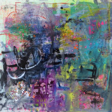 Painting titled "n.T." by Jaio Dos Anjos, Original Artwork, Acrylic