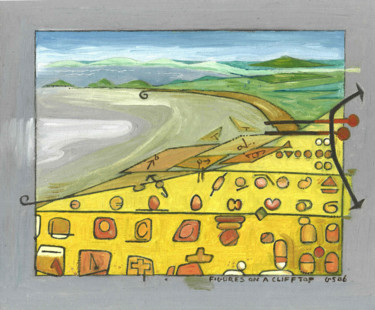 Figures On A Cliff Top