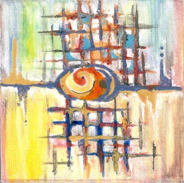 Painting titled "Reflection" by Artist Supreetha, Original Artwork, Acrylic