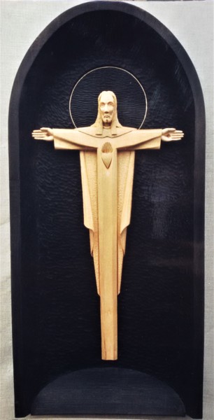 Resurrection 2 Sculpture titled "Resurrection 2" by Virgilijus Vaiciunas, Original Artwork, Wood