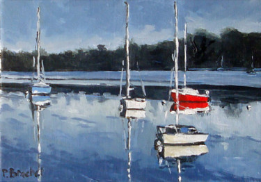 Peinture intitulée "la mini du samedi" par Pascal Brachet, Œuvre d'art originale, Huile