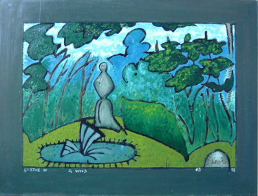 Statue In A Wood
