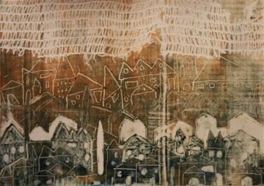 Gravures & estampes intitulée "Gobelin" par Philippe Casaubon, Œuvre d'art originale, Monotype