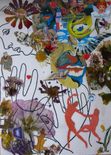 Malerei mit dem Titel "Dance on the bones.…" von Phil Colisov, Original-Kunstwerk, Andere