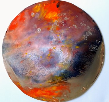Painting titled "BEAUTY OF MARS V" by Sanjay Punekar, Original Artwork, Oil