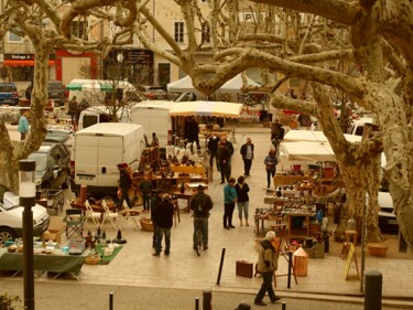 Photography titled "Brocante/Vaison.…" by Janie B., Original Artwork