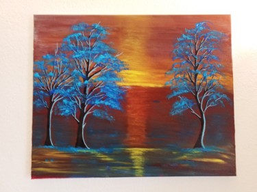 Les arbres à l acrylique