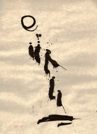 Рисунок под названием "Going to the Sun" - Николай Седнин (Nicolas Sedninne), Подлинное произведение искусства, Чернила