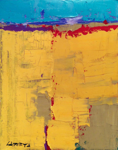 Peinture intitulée "Facade.jpg" par Gilbert Laporta, Œuvre d'art originale, Huile