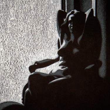 Картина под названием "At the window" - Николай Седнин (Nicolas Sedninne), Подлинное произведение искусства, Темпера