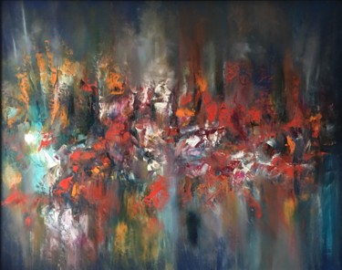 Painting titled "Parallel World" by Khrystyna Kozyuk, Original Artwork, Oil