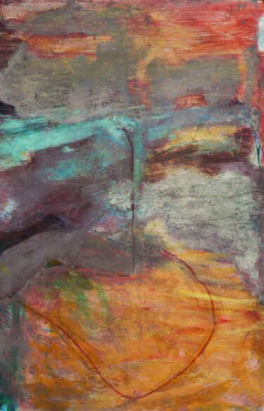 Peinture intitulée "Pélée" par Philippe Casaubon, Œuvre d'art originale, Huile