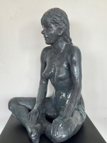 Alexia Sculpture terre cuite France-Paris 雕塑 标题为“Alexia Sculpture te…” 由Hiam Demeulenaere, 原创艺术品, 兵马俑