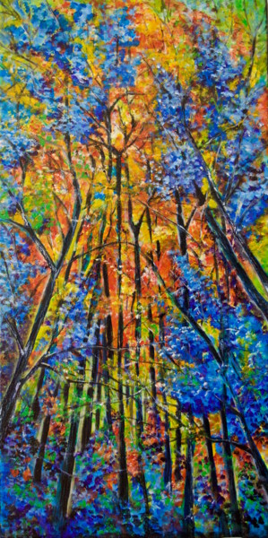 Painting titled "Heated Argument" by Artist Supreetha, Original Artwork, Acrylic