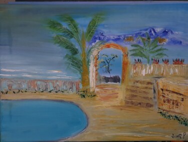 Peinture intitulée "MARINA" par Pascal Jung, Œuvre d'art originale, Huile