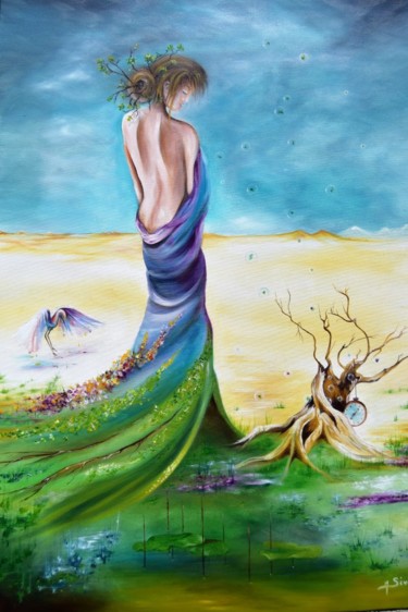 Schilderij getiteld "Nature.jpg" door Michele Sevilla, Origineel Kunstwerk, Olie