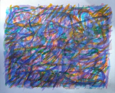 Peinture intitulée "Mauruuru Roa" par Eduardo Amarante, Œuvre d'art originale, Aquarelle