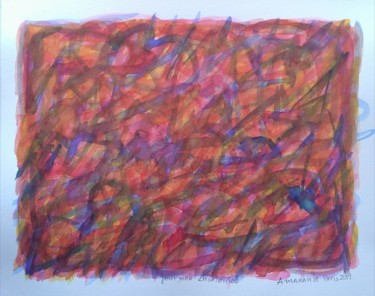 Peinture intitulée "Journée ensoleillée" par Eduardo Amarante, Œuvre d'art originale, Aquarelle