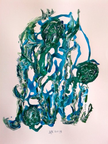Schilderij getiteld "20190421-142055.jpg" door Marianne Huizinga, Origineel Kunstwerk