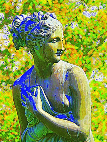 Etole Bleue.#artistsupportpledge Arts numériques intitulée "Etole Bleue.#artist…" par Adèle Vahn, Œuvre d'art originale, Travail numérique 2D