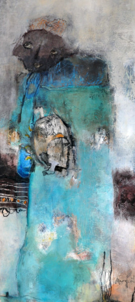 Peinture intitulée "paysage-interieurs-…" par Anne Guillon, Œuvre d'art originale