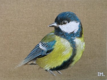 Peinture intitulée "Série oiseaux n19" par Isabelle Molinard, Œuvre d'art originale, Acrylique
