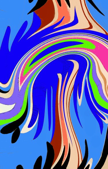 Digital Arts titled "Baobab Tree" by Peter Jalesh, Original Artwork, Digital Painting