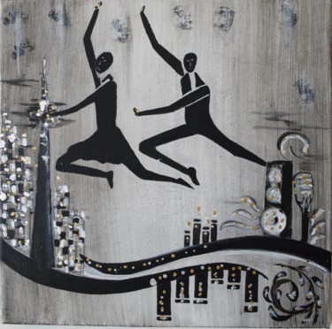 Painting titled "Dance it Up" by Artist Supreetha, Original Artwork, Acrylic