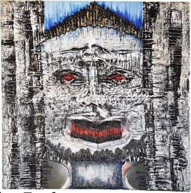 Peinture intitulée "EXIT" par André Carpin, Œuvre d'art originale, Huile