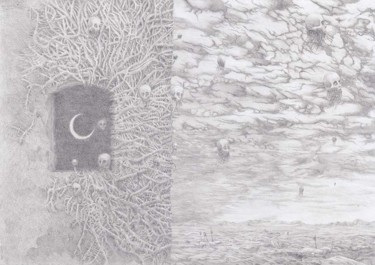 图画 标题为“№ 4” 由Dmitry Bychkov, 原创艺术品, 铅笔