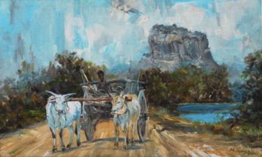 Peinture intitulée "Hidden Heritage" par Ishan Senaka Hewage, Œuvre d'art originale, Acrylique Monté sur Châssis en bois