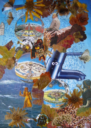 「...water is wet, bl…」というタイトルの絵画 Phil Colisovによって, オリジナルのアートワーク, その他