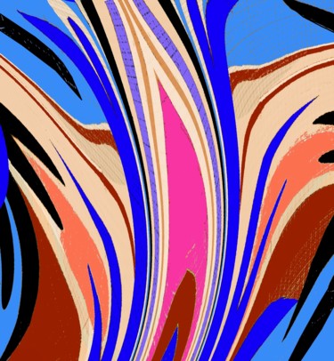 Digital Arts titled "Pillar Tree" by Peter Jalesh, Original Artwork, Digital Painting