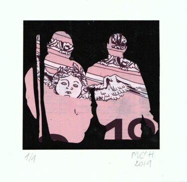 印花与版画 标题为“deux-serie-2019-000…” 由Mary Calloc'H, 原创艺术品, Linocuts