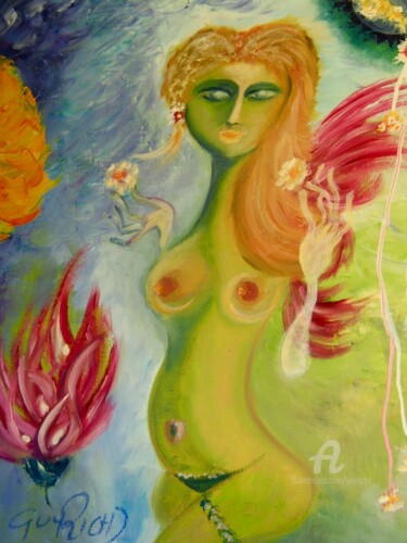 Ballerine Peinture intitulée "Ballerine" par Guyrichd, Œuvre d'art originale